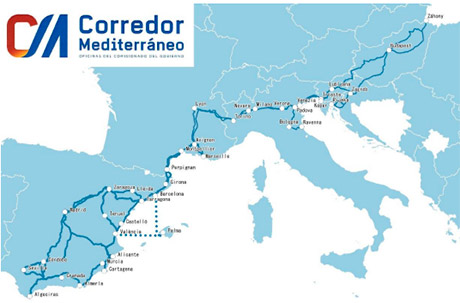 Mapa Corredor Mediterráneo